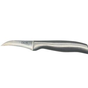 deik 3" paring kitchen knife steel handle & blade READ
